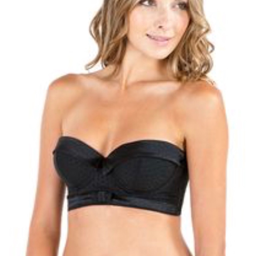 Elle MacPherson Obsidian Betty Strapless Bustier